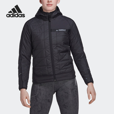 Adidas/阿迪达斯官方正品新款女子运动连帽保暖棉服外套HF0847