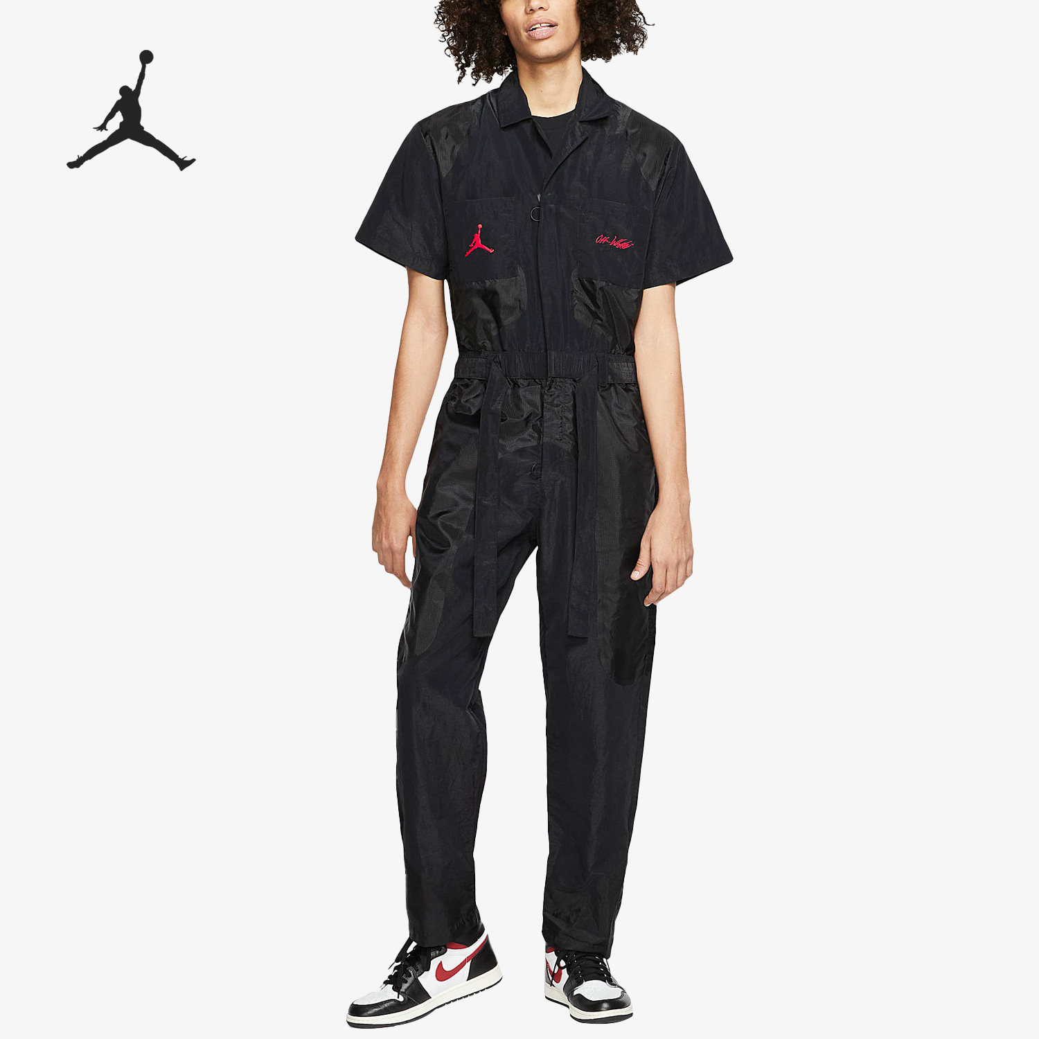 Nike/耐克官方正品Jordan男子简约时尚工装连体服套装CV0669-010