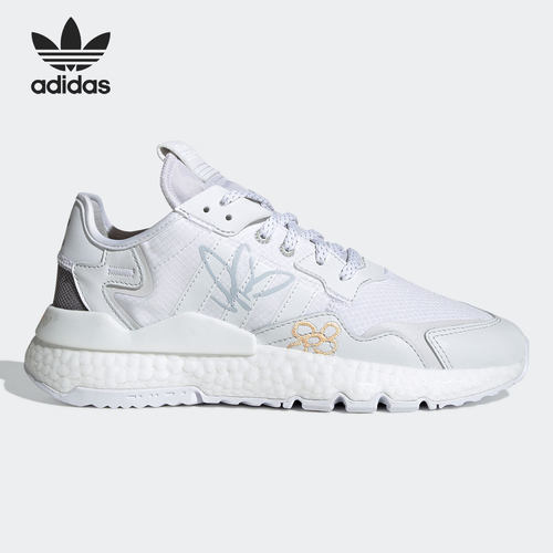 Adidas/阿迪达斯正品三叶草男女NITE JOGGER缓震运动休闲鞋GZ3229