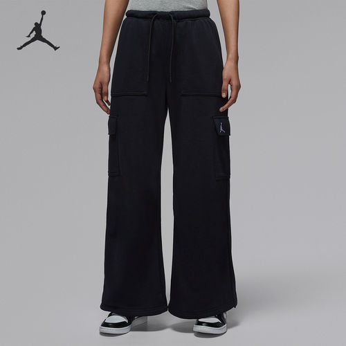 Nike/耐克官方正品JORDAN女士松紧腰耐穿工装运动长裤IF1061-010