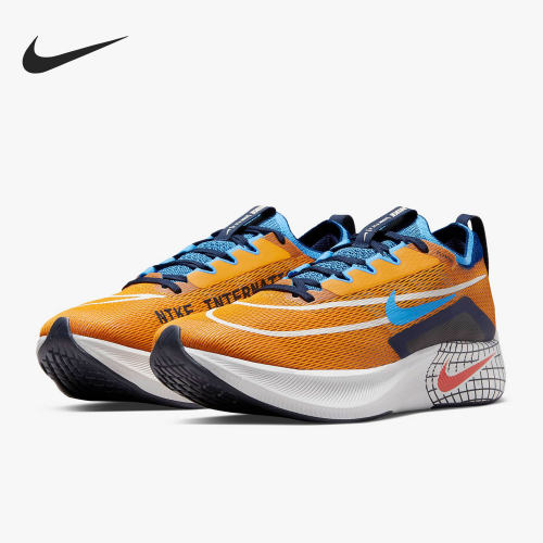 Nike/耐克官方正品 Zoom Fly 4 男女舒适运动跑步鞋 DO9583-700