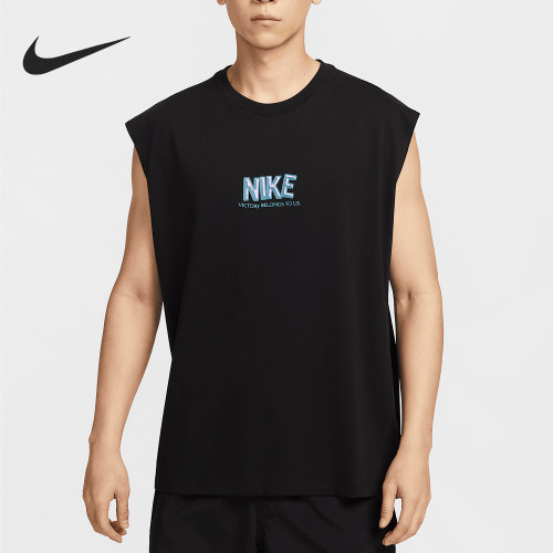 Nike/耐克官方正品当季款男士训练无袖宽松背心HJ3691-010
