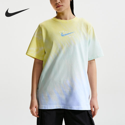 Nike/耐克官方正品2026夏季女士圆领宽松运动休闲T恤IR7557-714