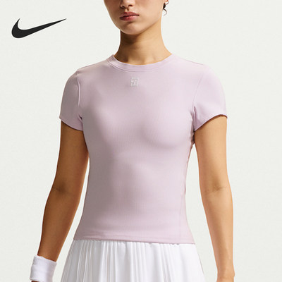 Nike/耐克官方正品Court Advantage女士修身网球短袖HQ2995-583