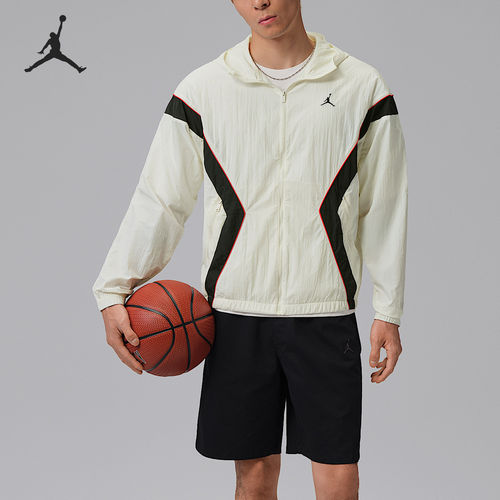 Nike/耐克官方正品Jordan男士复古轻便防晒衣夹克外套IB7256-100
