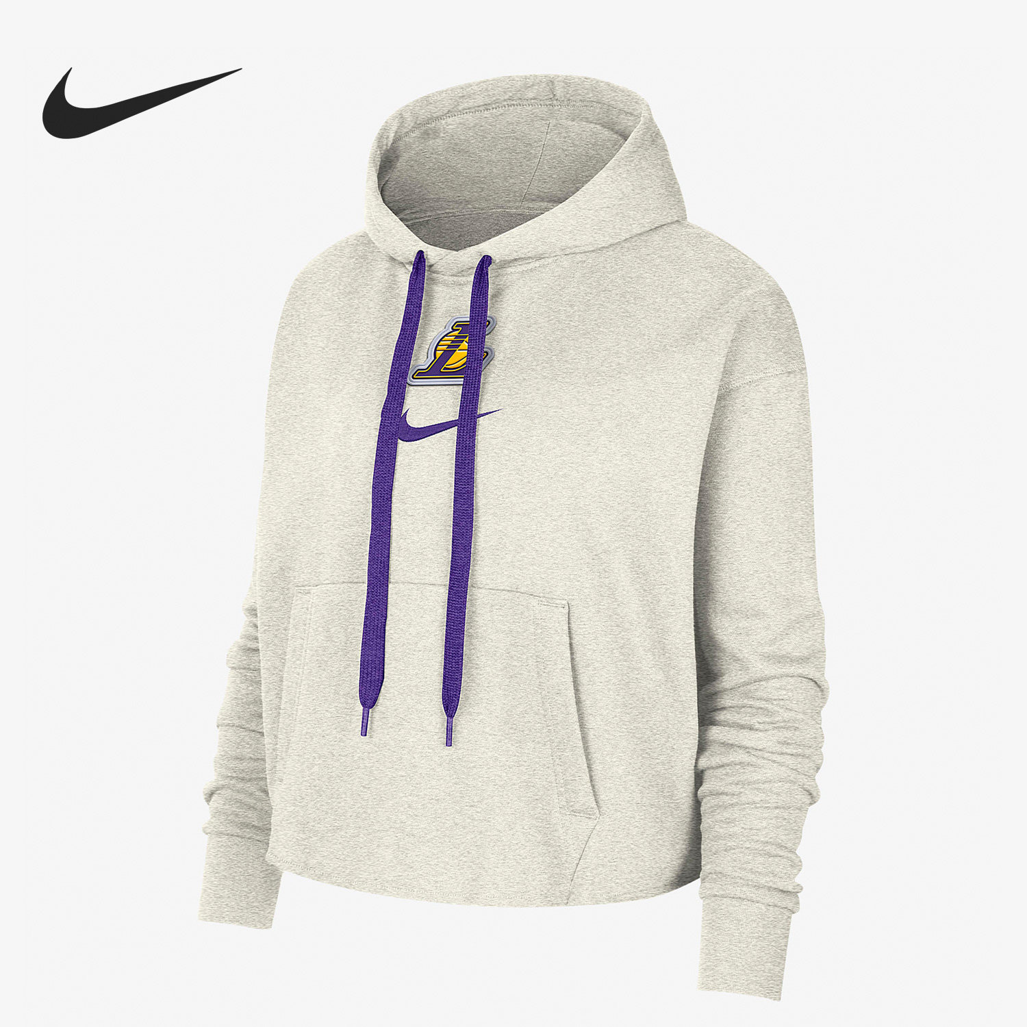 Nike/耐克官方正品洛杉矶湖人队NBA女子加绒连帽卫衣DR2382-027