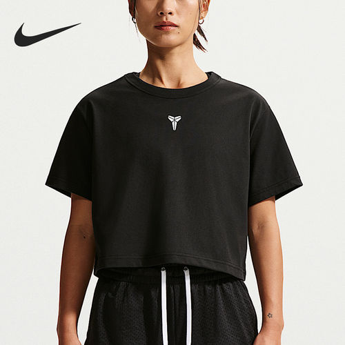 Nike/耐克官方正品Kobe Dri-FIT女士短款篮球短袖T恤IO8290-010