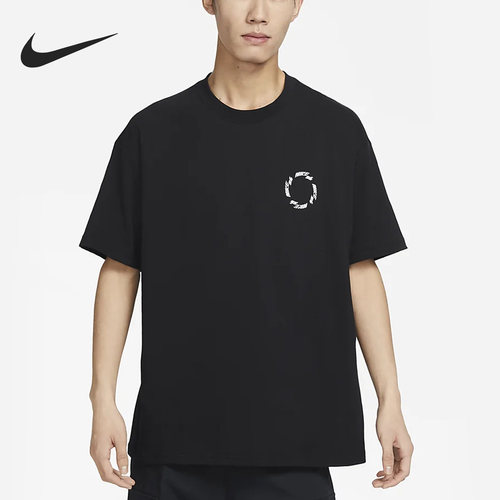 Nike/耐克官方正品夏季新款宽松印花男子运动短袖T恤FB8143-010