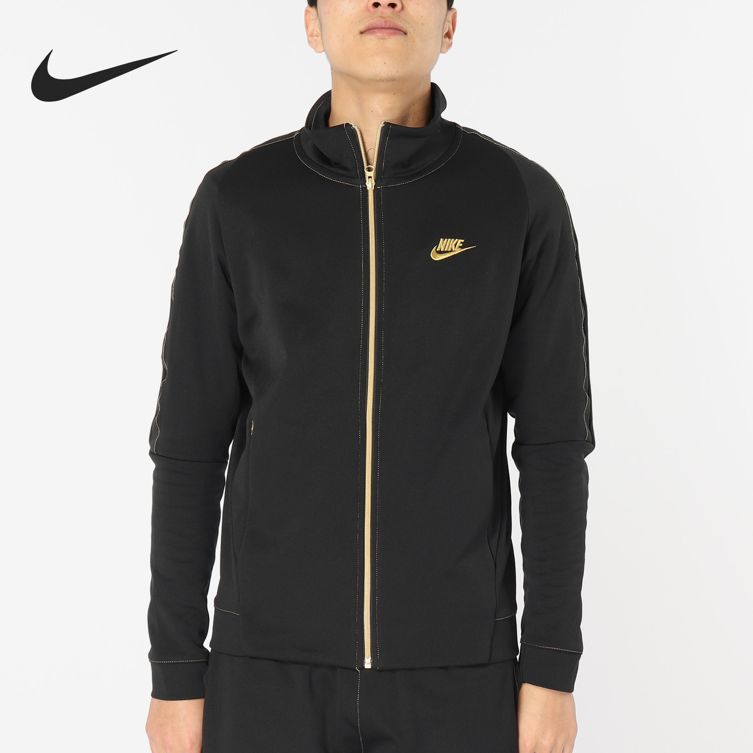Nike/耐克正品春夏新款AIR FORCE男子金标立领夹克外套BQ2566