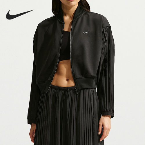 Nike/耐克官方正品2026春季款女士连帽短款运动外套IQ0437-010