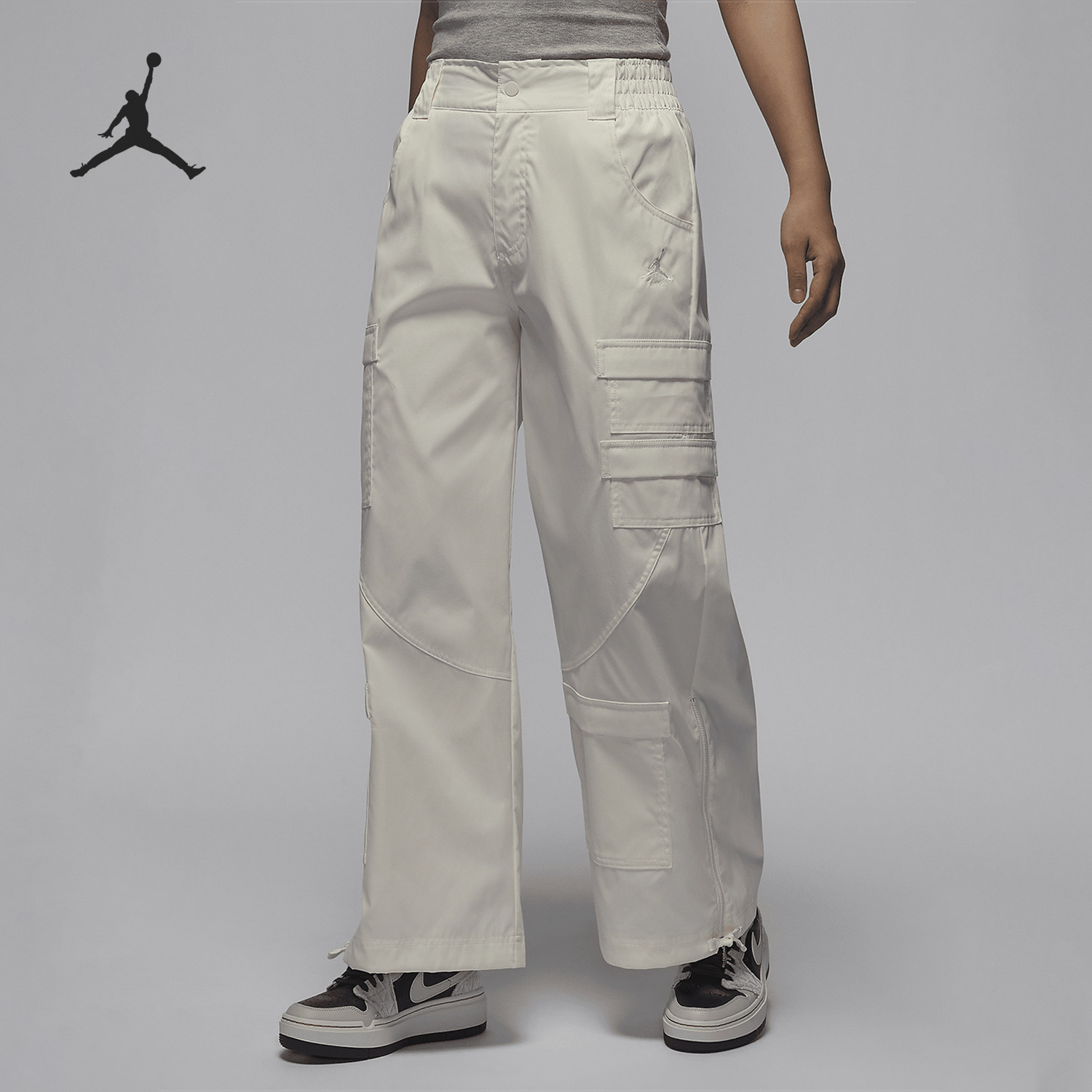Nike/耐克官方正品Jordan Chicago女士宽松梭织落伞裤DZ3350-133图片