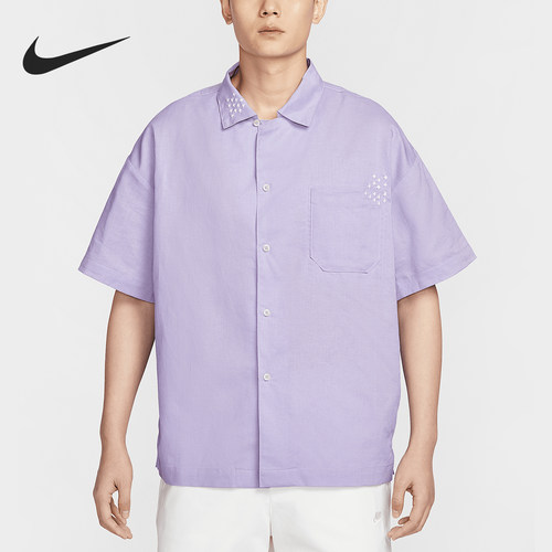 Nike/耐克官方正品当季男士时尚潮流休闲翻领短袖HJ2982-515