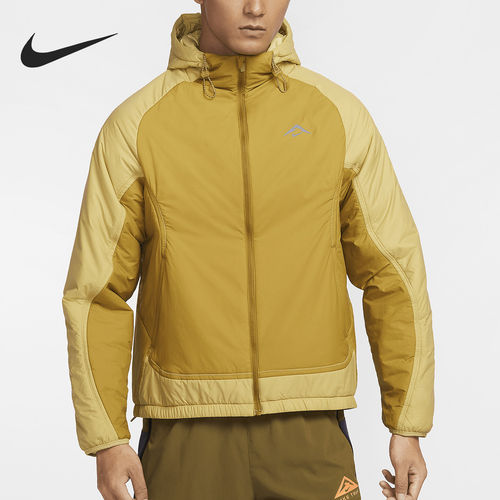 Nike/耐克官方正品新款男士越野跑步拼接保暖跑步棉服FZ0004-716