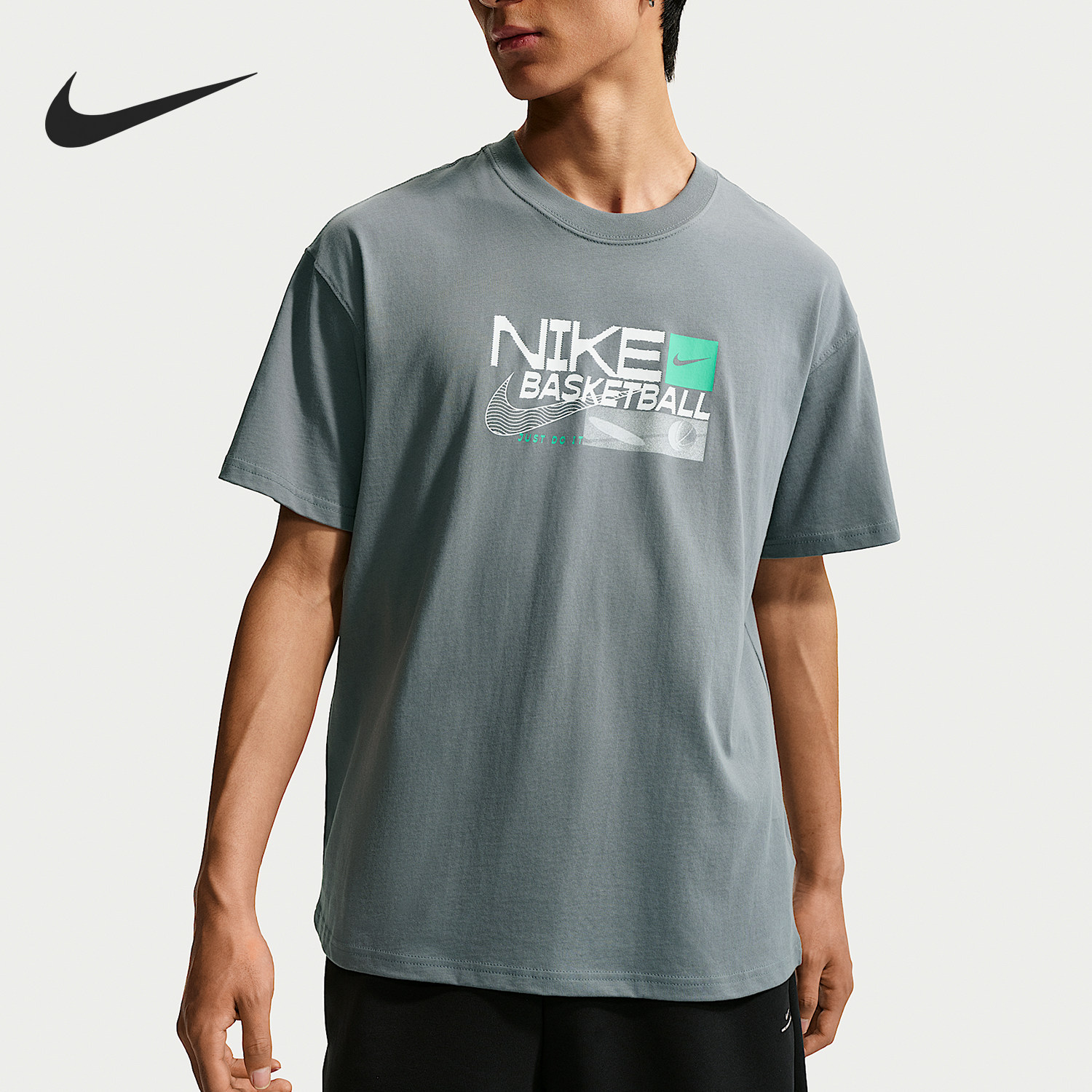 Nike/耐克官方正品夏季男士篮球针织圆领透气短袖T恤II0663-061图片