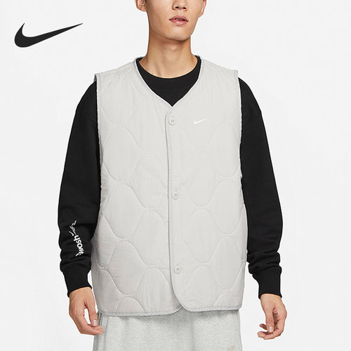 Nike/耐克官方正品冬季新款男子保暖休闲运动棉马甲DX0891-012