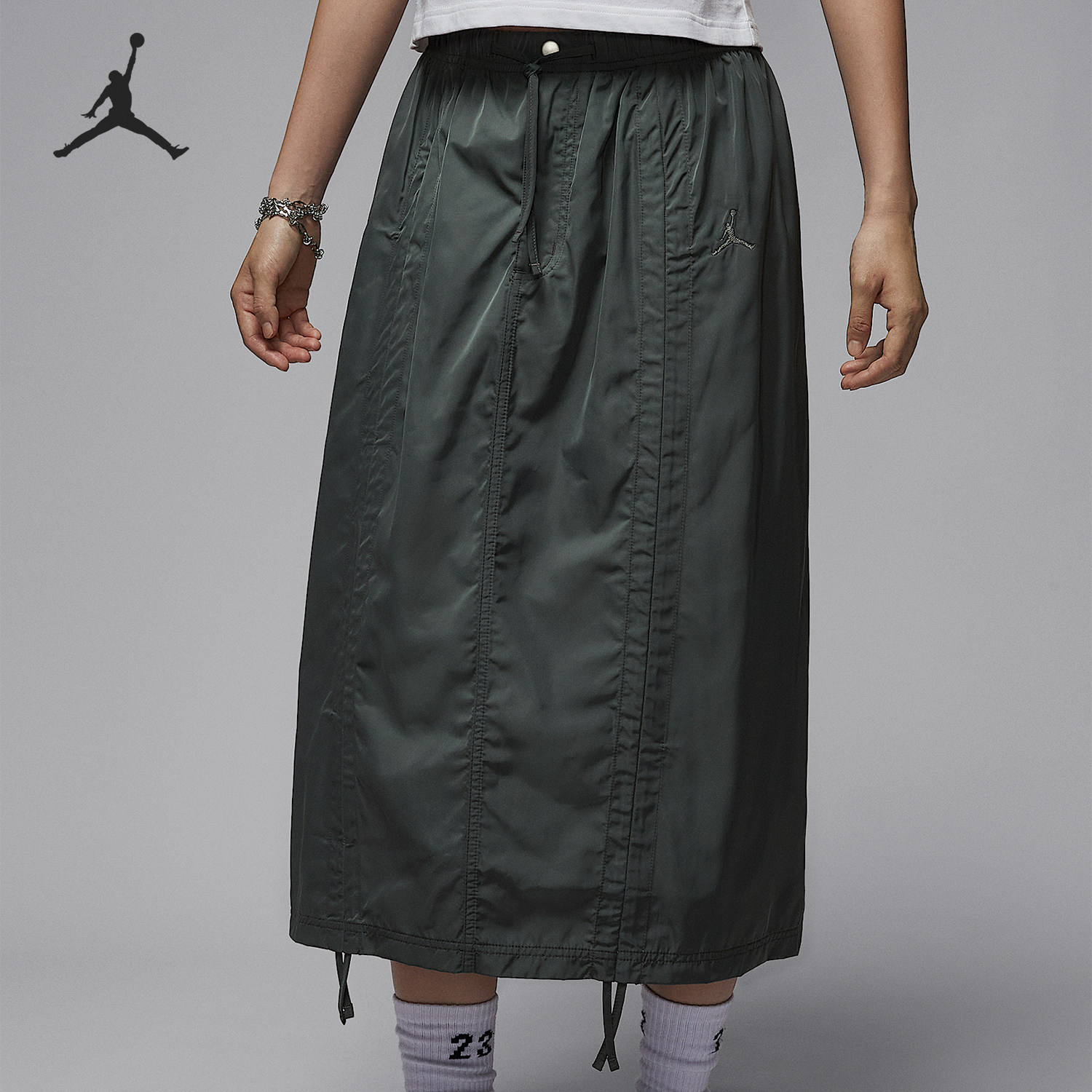 Nike/耐克官方正品Jordan Flight 女士降落伞半身裙HQ9188-068图片