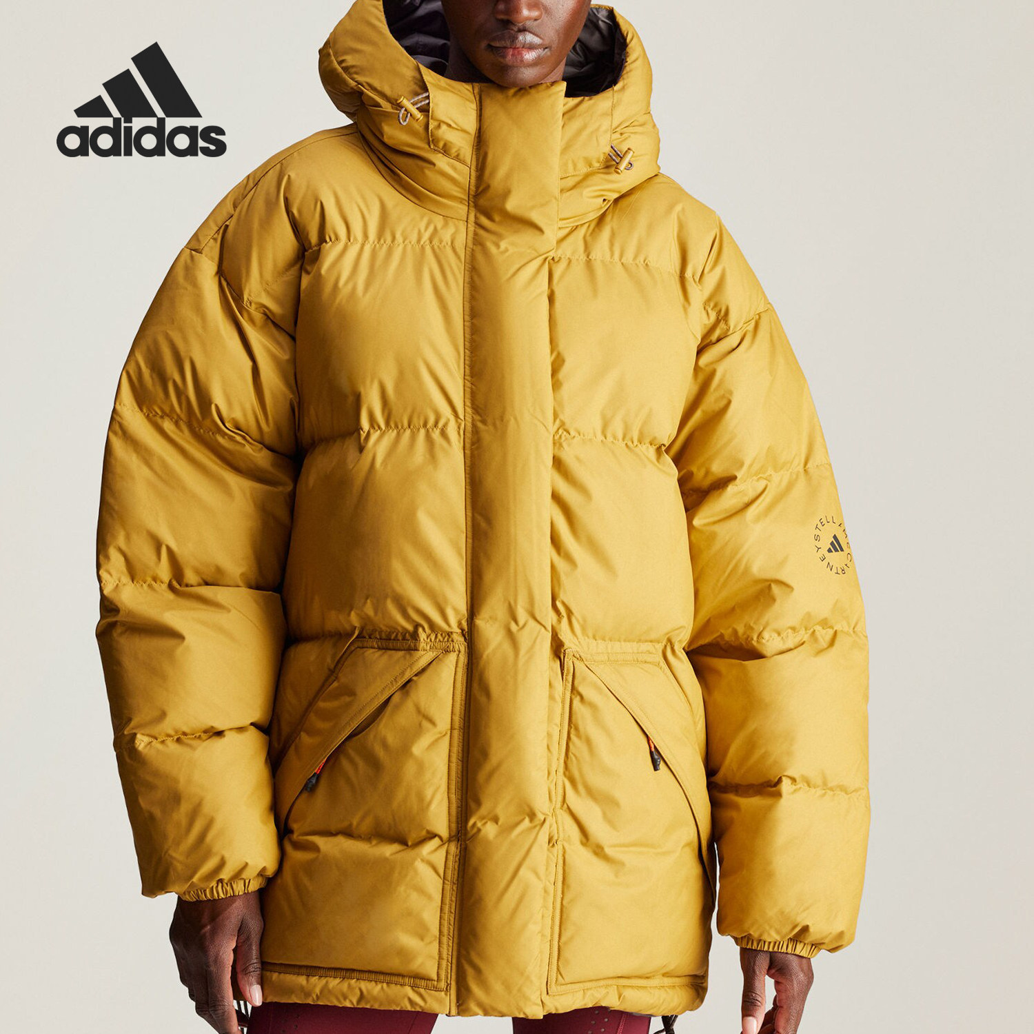 Adidas/阿迪达斯官方正品新款女士双面穿户外徒步保暖棉服IW9845