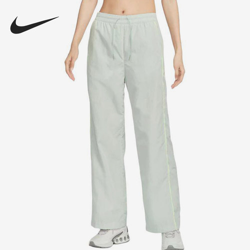 Nike/耐克官方正品当季款女士梭织宽松直筒长裤FV7656-034