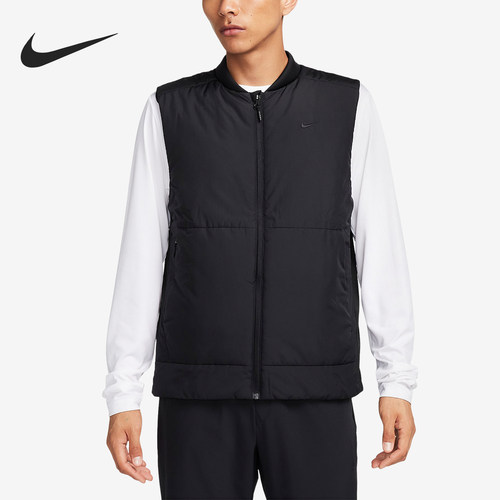 Nike/耐克官方正品Therma-FIT男士轻盈保暖运动棉马甲FB7554-010
