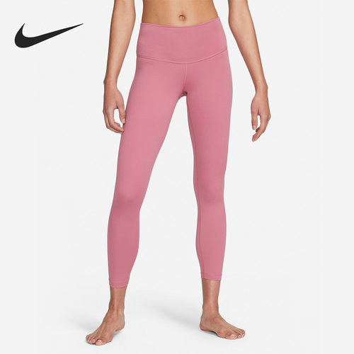 Nike/耐克官方正品夏季新款女子运动高腰紧身九分裤DM7024-667