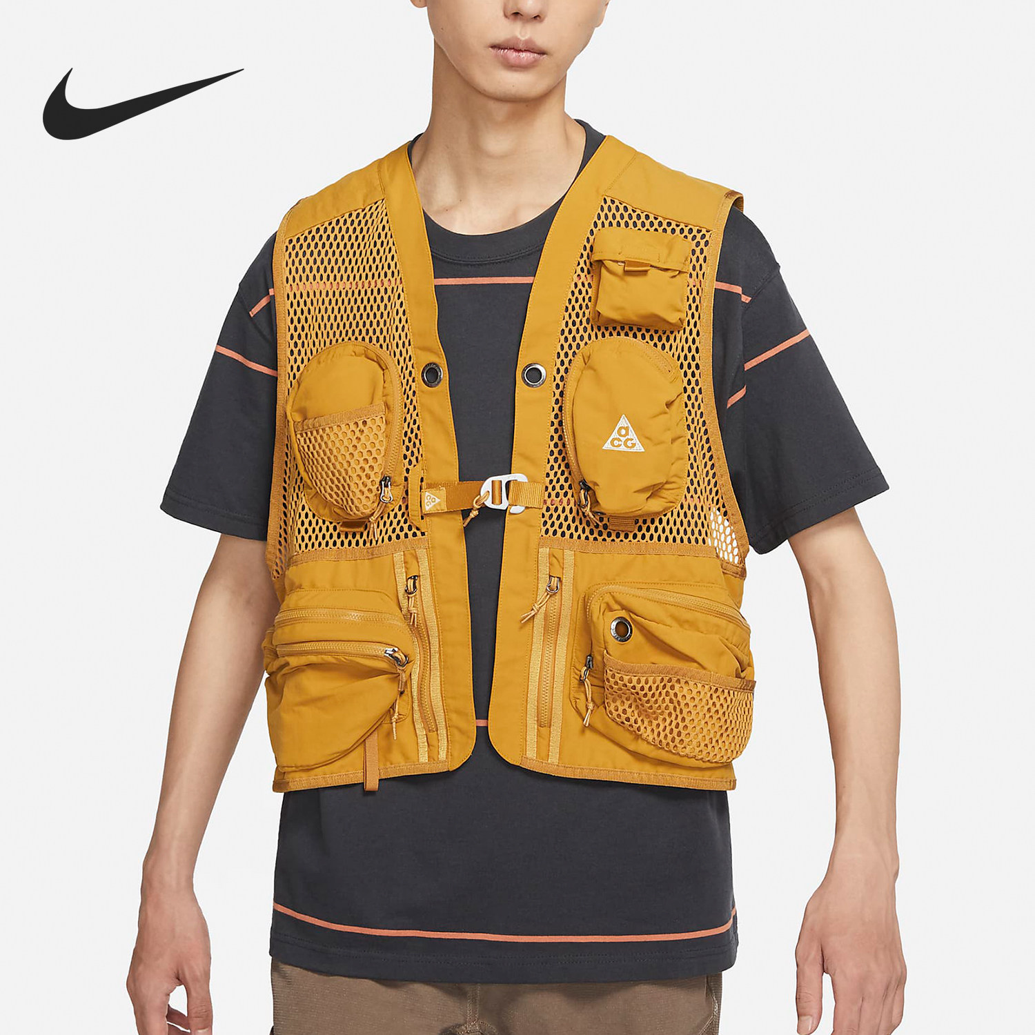 Nike/耐克官方正品ACG男女多口袋网眼机能风运动马甲DN3920-727图片