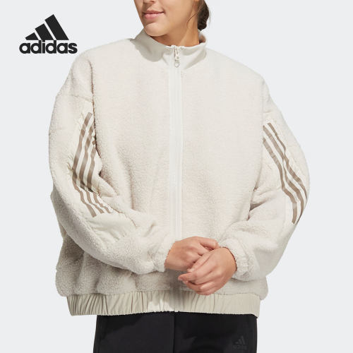 Adidas/阿迪达斯官方正品 WARM 3S 女子舒适运动夹克外套 HM7456
