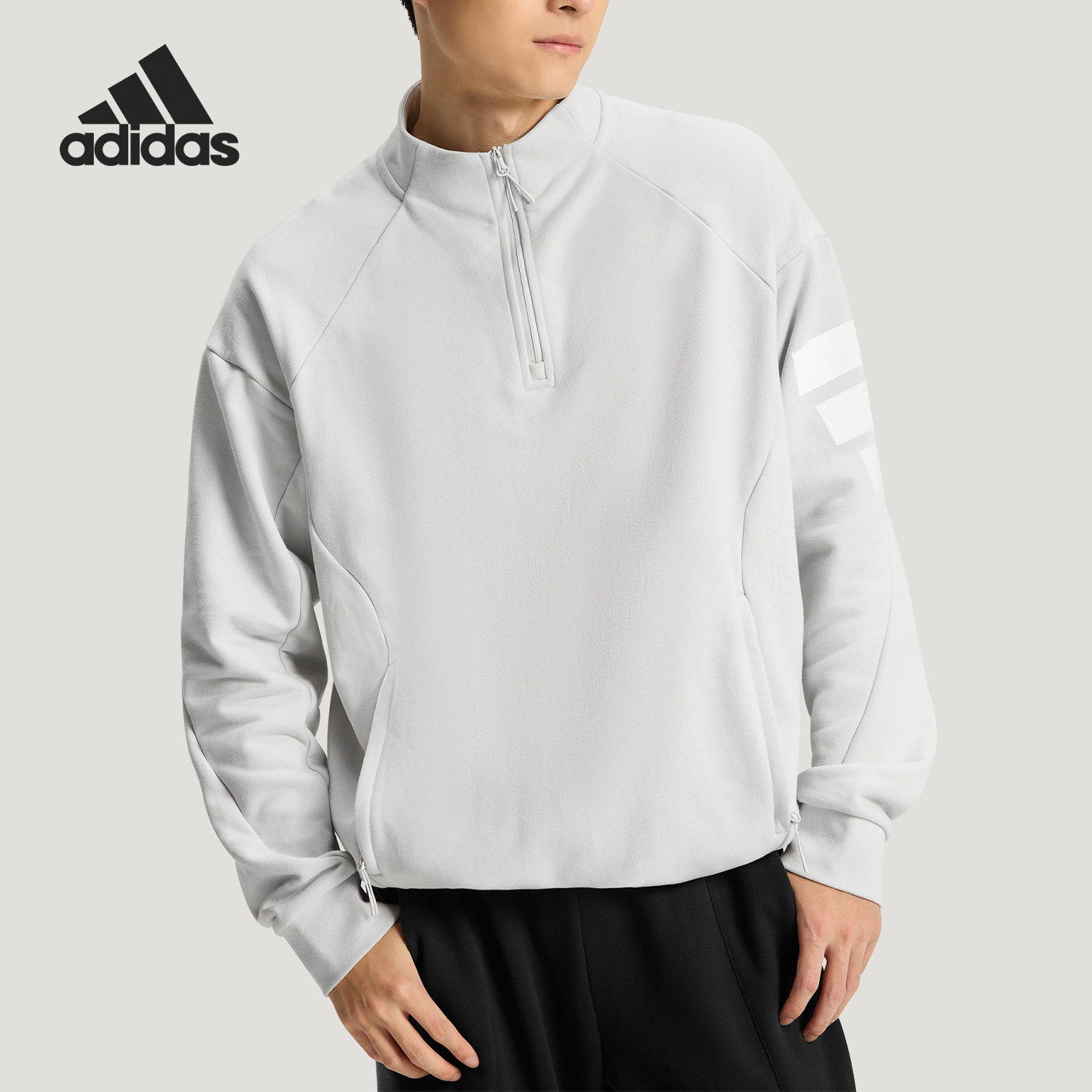Adidas/阿迪达斯官方正品FOS M FT HZ SWT男士套头休闲卫衣KU5297