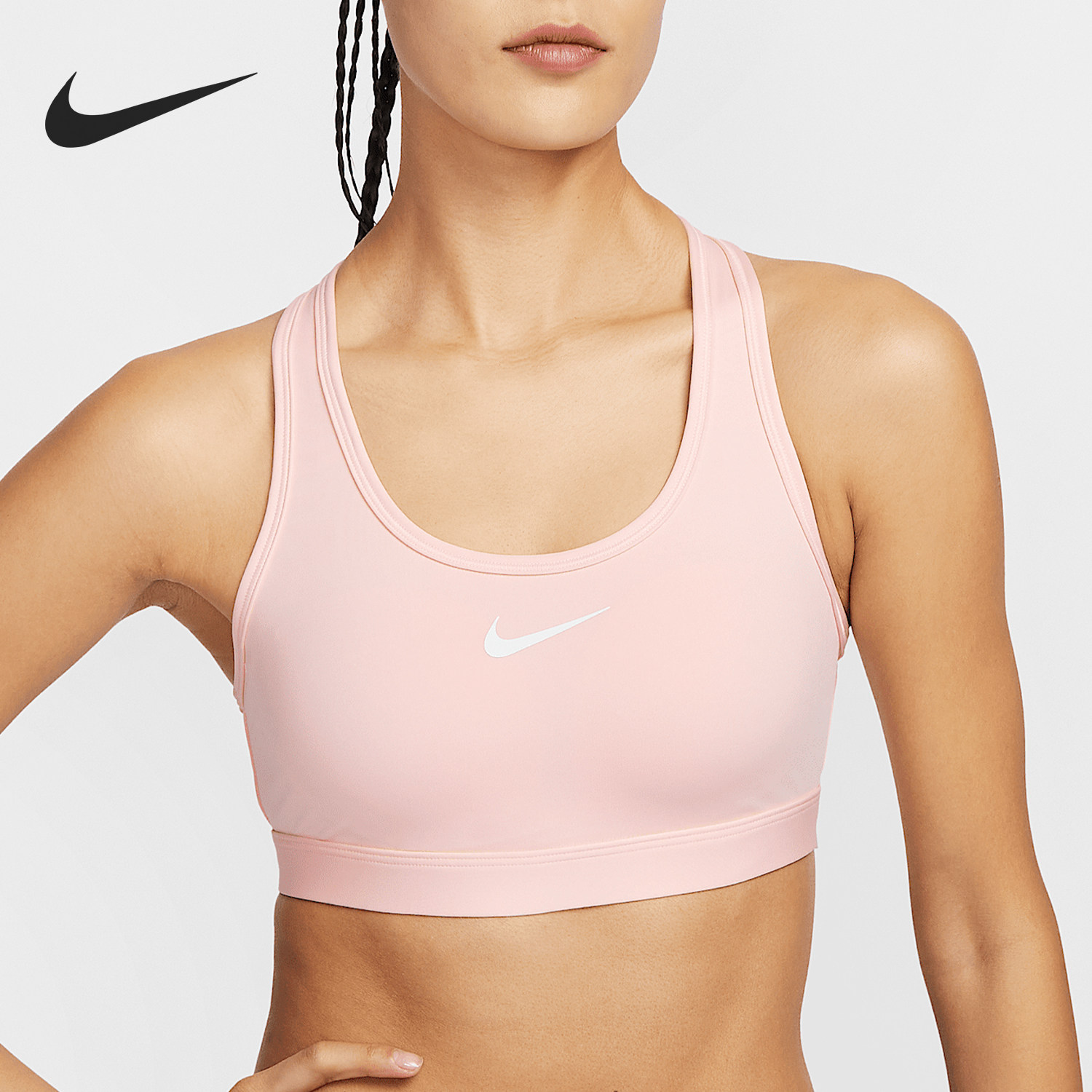 Nike/耐克官方正品Swoosh女士健身训练透气运动内衣DX6822-608