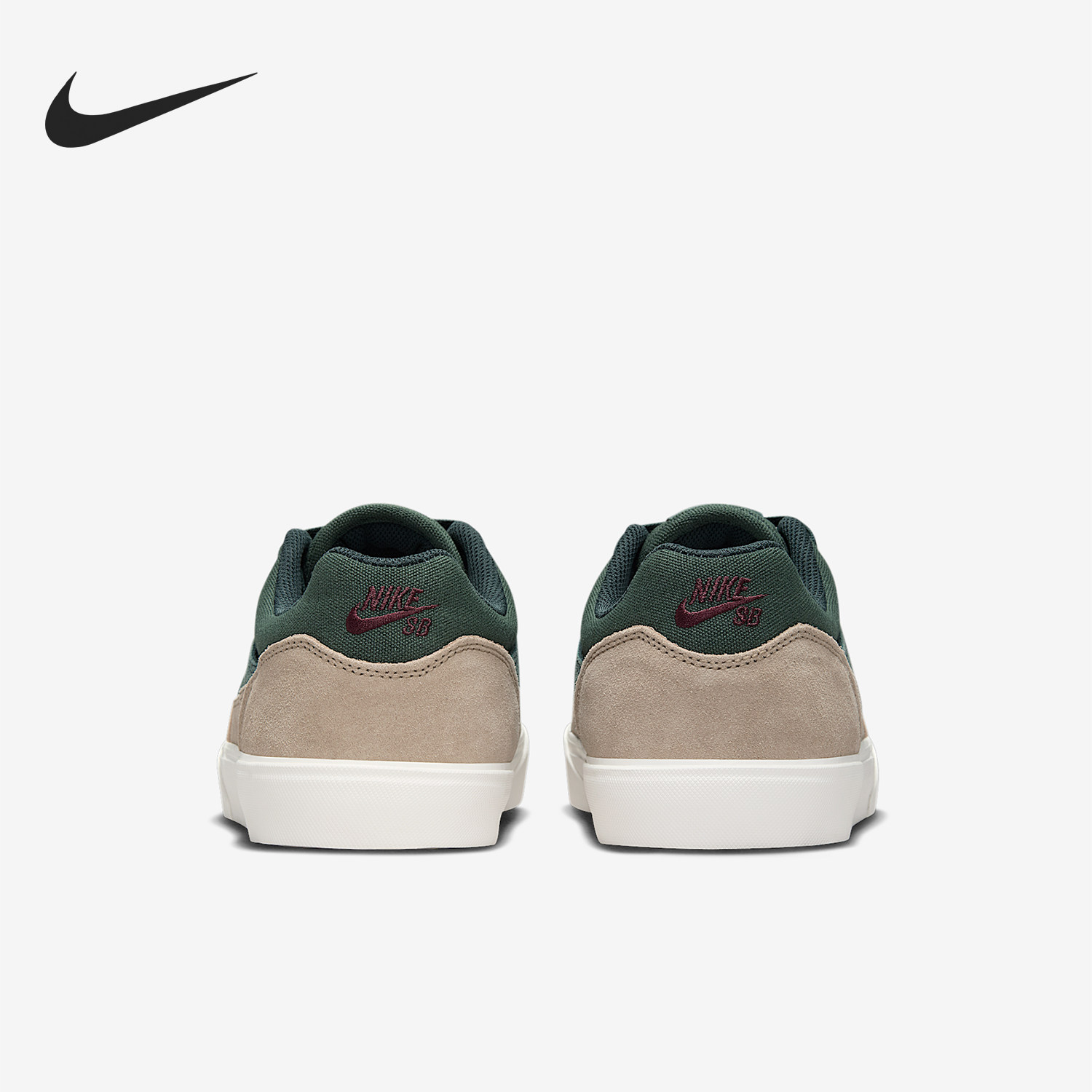 Nike/耐克官方正品SB Malor男女复古薄底轻便运动板鞋FV6064-300 - 实物图
