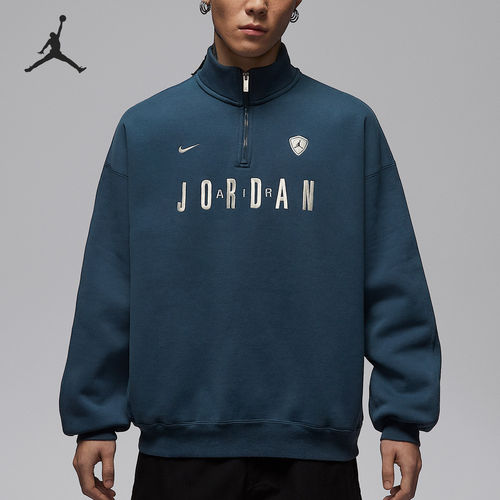 Nike/耐克官方正品JORDAN男士针织刺绣运动耐穿卫衣IF1817-464