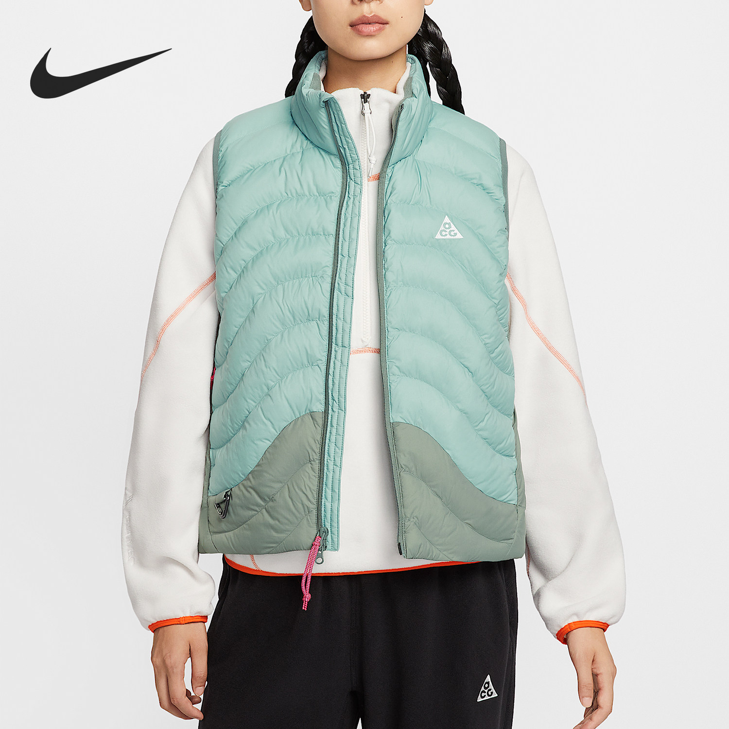 Nike/耐克官方正品当季款女士运动日常保暖棉马甲IB0803-017
