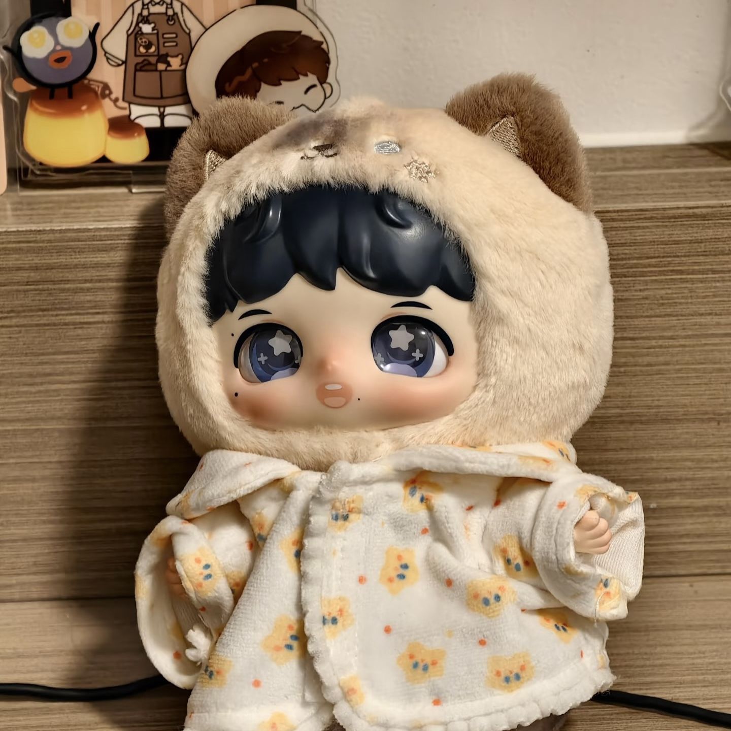 反深代词系列娃衣空壳衣服搪胶盲盒周深联名款娃娃挂件睡衣着替装