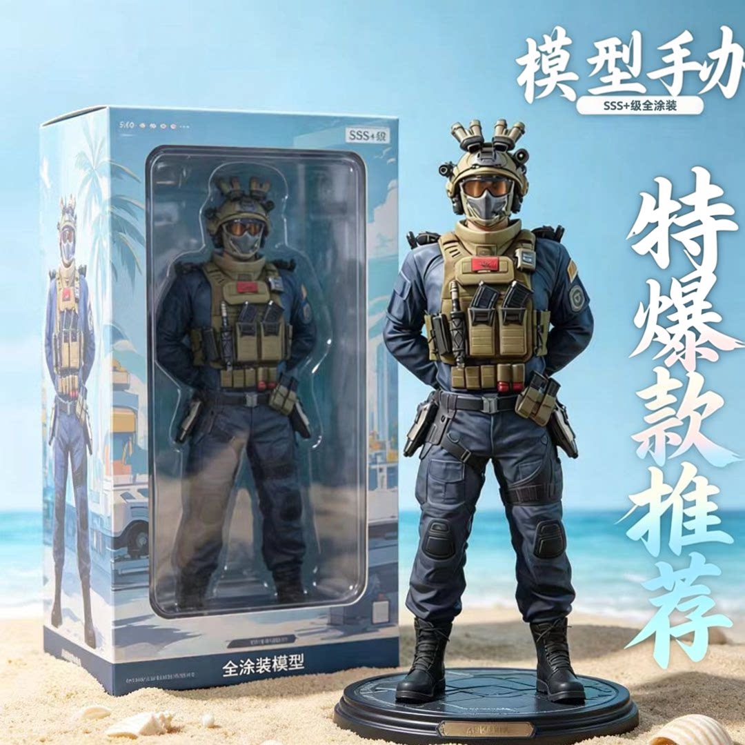 三角洲行动威龙凌霄戍卫手办绝版图片