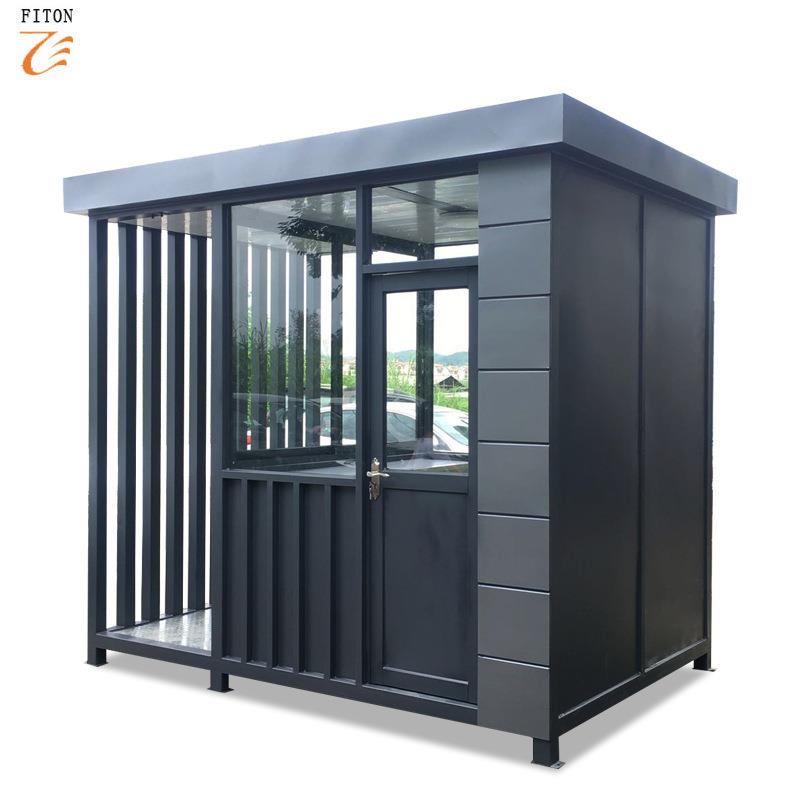 厂家值班钢结构通道岗亭 不锈钢岗亭 保安亭治安岗亭钢结构