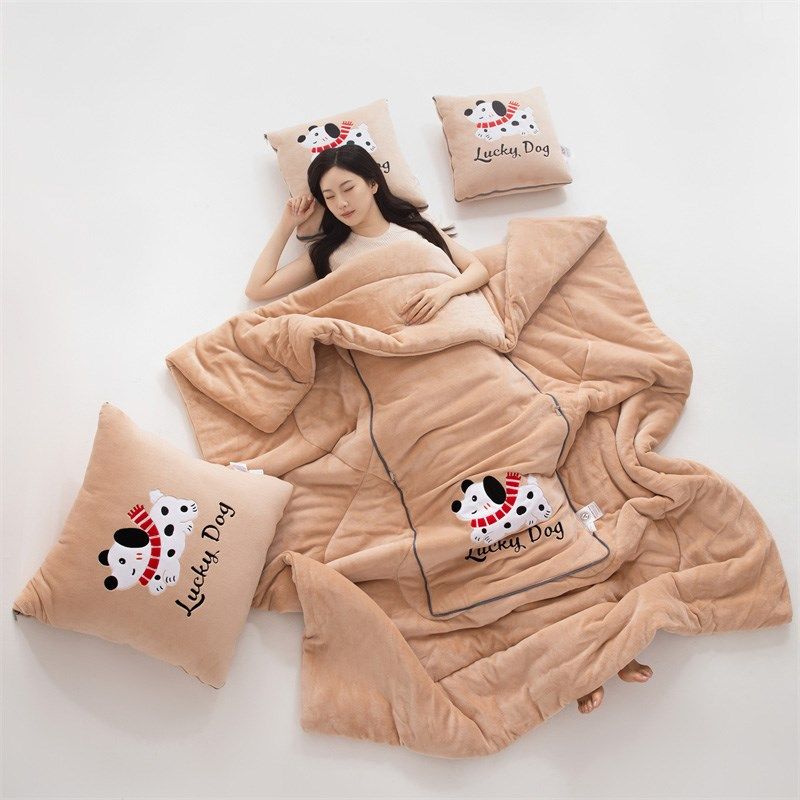 卡通特厚款类两用抱枕被加大车载靠垫沙发办公室午睡毛毯,居家布艺,抱枕被,淘宝优惠券,粉丝福利购,淘宝优惠卷