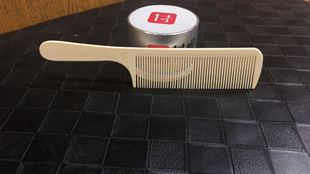 发型师剪发梳钢梳子超平头梳男发梳理发店钢梳美发尖尾