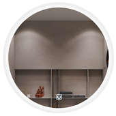 智能浴室镜子ld灯镜洗手间镜子圆形触摸屏防雾镜子