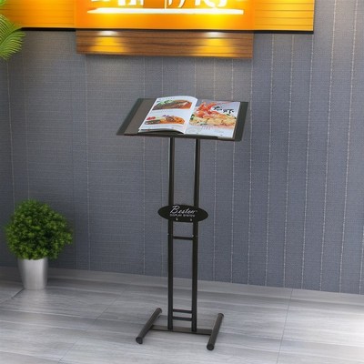 柏思顿 菜单展示架菜谱架水牌门口资料架展示牌翻页合同公示