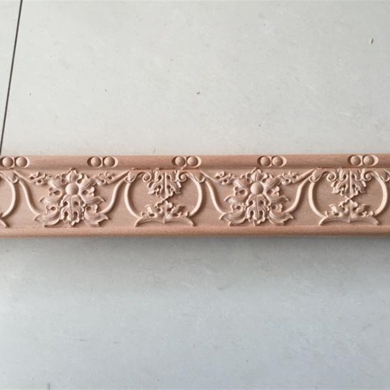 中欧式装修踢脚线精雕花线实木电视背景墙吊顶灯带天花装饰木线条