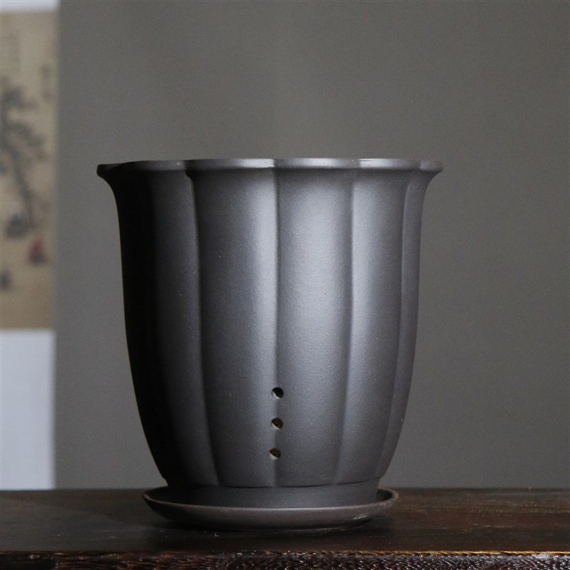 紫砂花盆兰花盆盆景盆高盆老桩盆手工盆宜兴觅陶乡春兰蕙兰盆墨兰