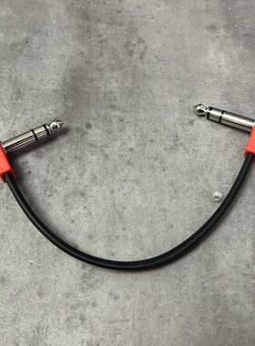 立体声版空间大师连接线 单块综合效果器外接踏板短线大三芯.5mm