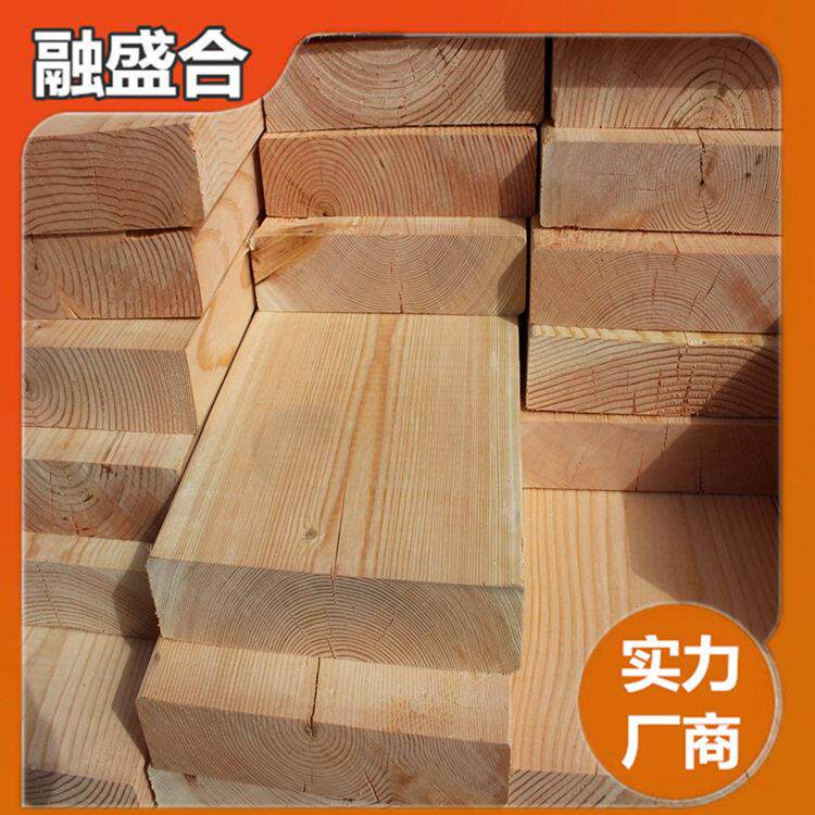现货建筑木方松无节材抛光松木板材防腐南方松板材工程木方古建