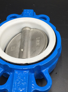 对夹式涡轮四氟蝶DFDN