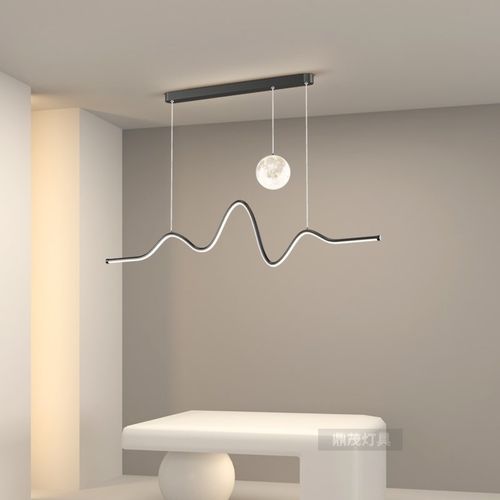吊灯创意个性艺术小山丘餐桌饭厅护眼灯现代吧台书房灯具
