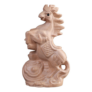 桃木十二生肖属相鼠牛虎兔龙蛇马羊猴鸡狗猪一实木雕刻装 饰