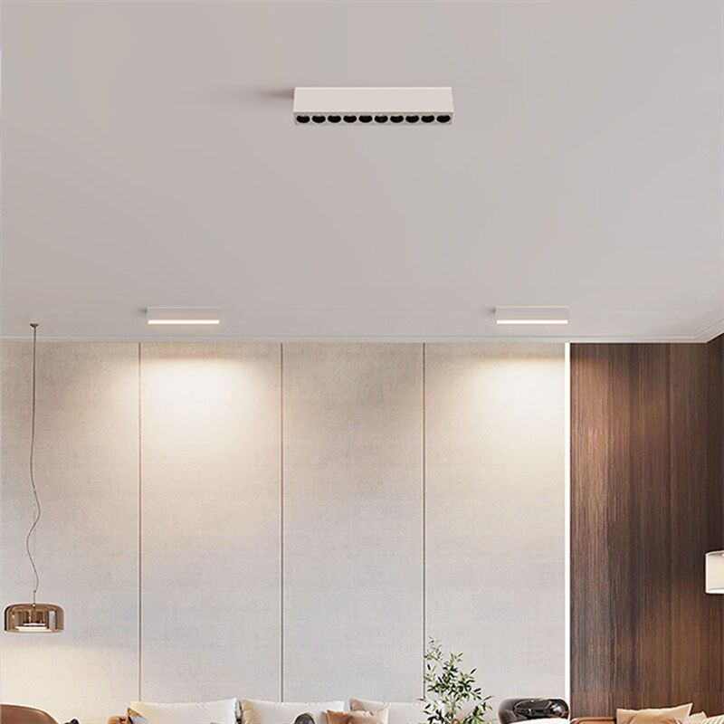 ld灯超薄长条吸顶天灯明装家用无过道客厅明装,家装灯饰光源,明装筒灯,淘宝优惠券,粉丝福利购,淘宝优惠卷