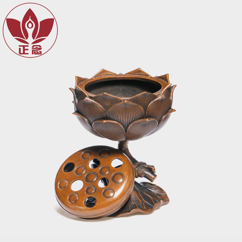 庆松堂苏工铜炉名家胡庆松制莲香薰室内熏香文房复古手工炉,家居饰品,香篆,淘宝优惠券,粉丝福利购,淘宝优惠卷