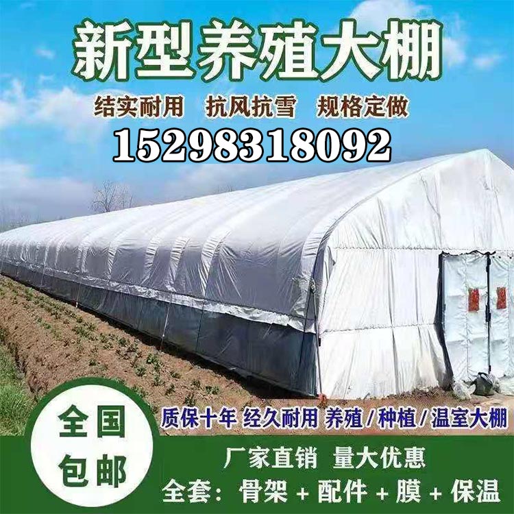 大棚骨架钢管牛棚羊圈猪舍鹅兔养鸡场椭圆管温室蔬菜养殖大棚保温