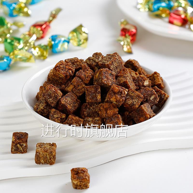 零零珍牛肉粒250g*6袋装五香辣味即食解馋夜宵网红零食休闲小吃