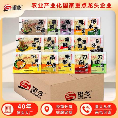 望乡快熟面（湿面）20袋整箱果蔬杂粮面火锅早餐面荞麦面碱水面